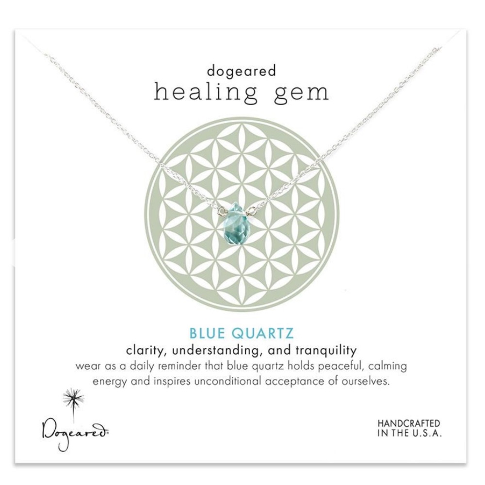 DOGEARED HEALING GEM NECKLACE